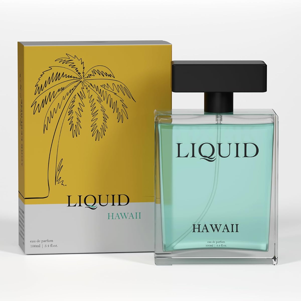 Liquid Hawaii Eau de Parfum for Men - Floral and Patchouli 90ml - Image 8