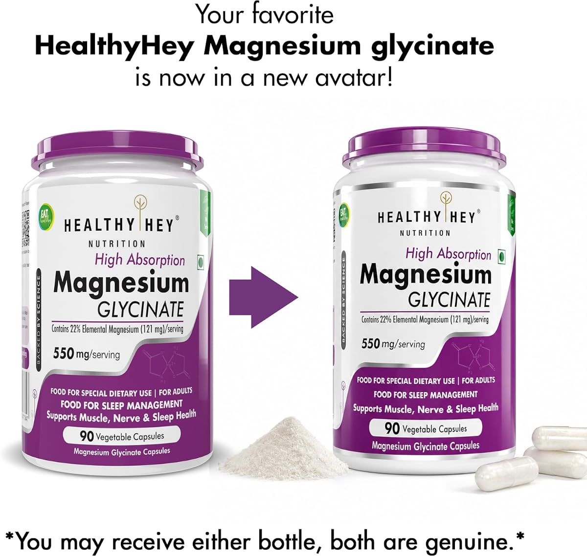 HealthyHey Vitamins & Minerals Supplement - 60 Capsules - Image 3