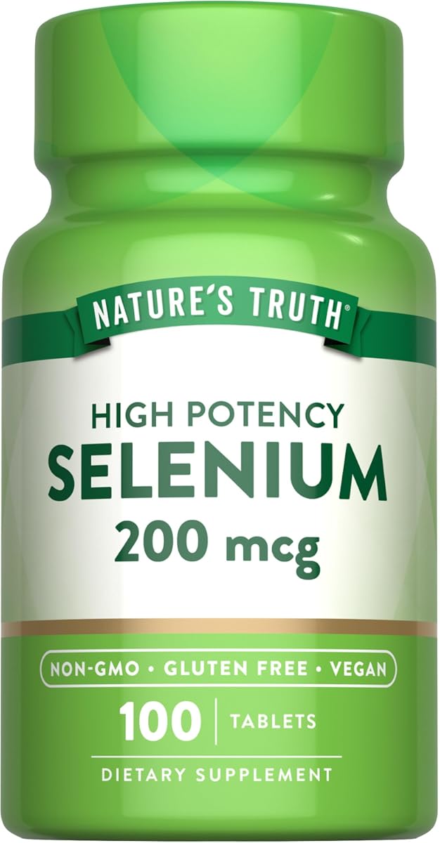 Nature's Truth Selenium 200mcg - 100 Tablets
