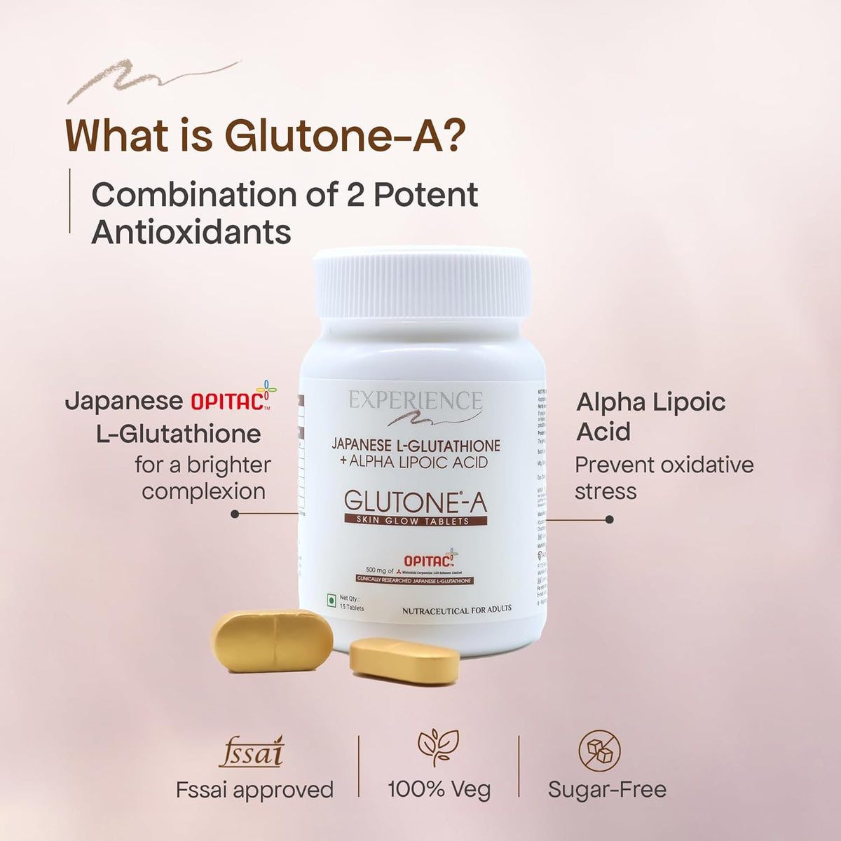 Glutone-A Beauty Supplements - Japanese Glutathione Tablets, 15 Count - Image 6