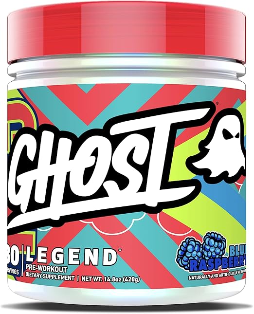 Ghost Legend V3 Blue Raspberry Sports Nutrition Powder - 30 Servings, 400g