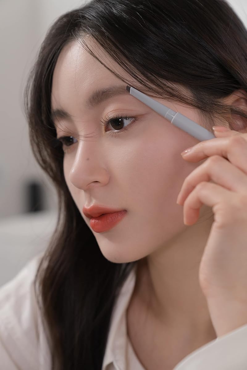 Rom&Nd Han All Flat Brow - Gentle Brown Dual-Sided Pencil, Natural Makeup, Korean Cosmetic - Image 3