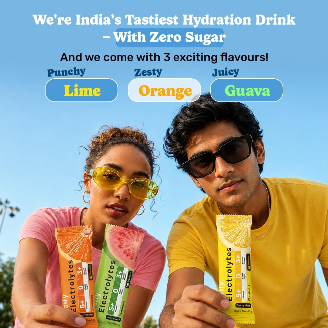 What's Up Daily Electrolytes - Zero Sugar, Assorted Flavours - 15 Sachets - Image 7