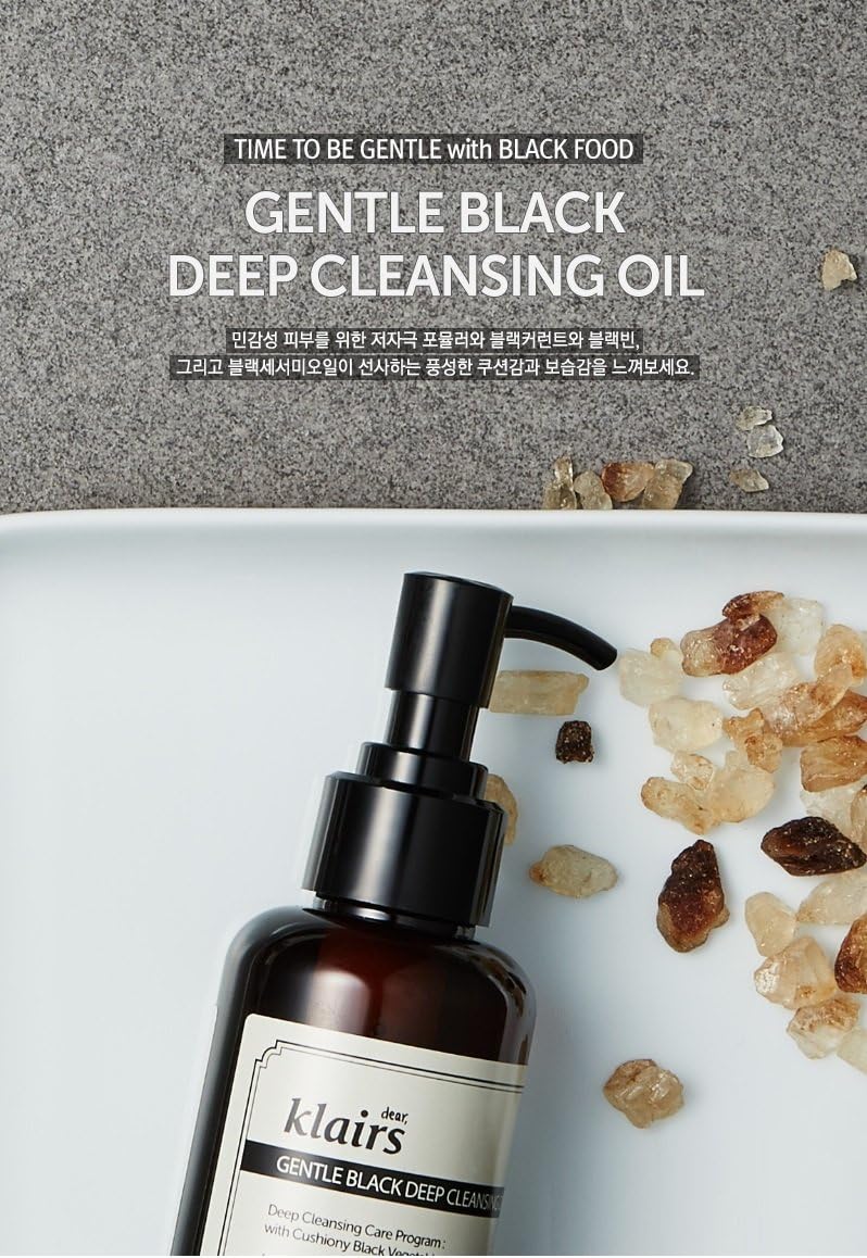Dear Klairs Gentle Black Deep Cleansing Oil - 150 mL