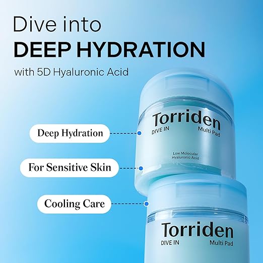 Torriden Dive In Low Molecular Hyaluronic Acid Multi Pads, 160ml - Image 5