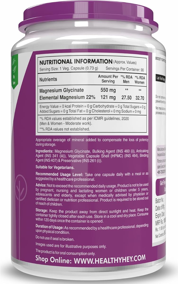 HealthyHey Vitamins & Minerals Supplement - 60 Capsules - Image 8
