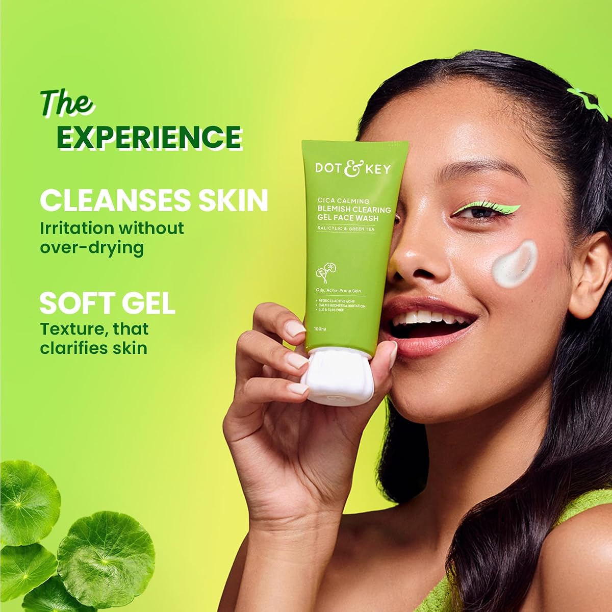 Dot & Key Cica 2% Salicylic Acid Face Wash with Green Tea - 100ml - Image 4