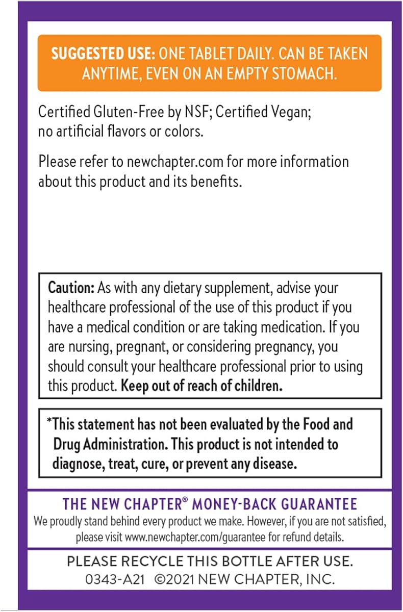 New Chapter Fermented Activated Vitamin C Capsules - 30 Pack - Image 4