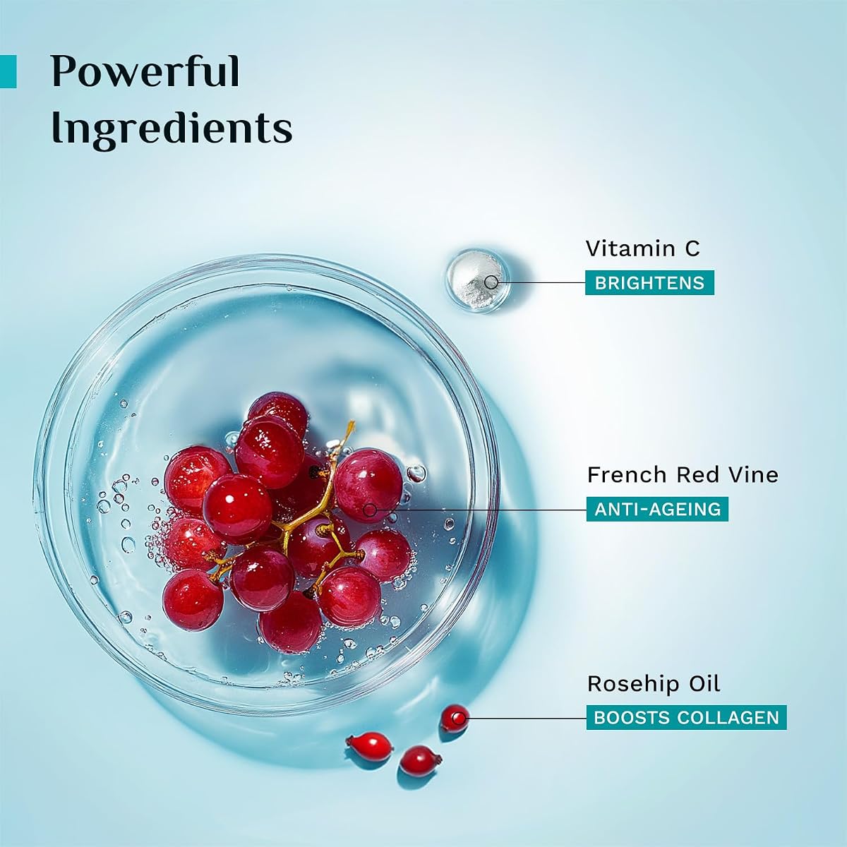 Pilgrim Face Moisturiser with Red Vine, Vitamin C & SPF 30, 50g - Image 4