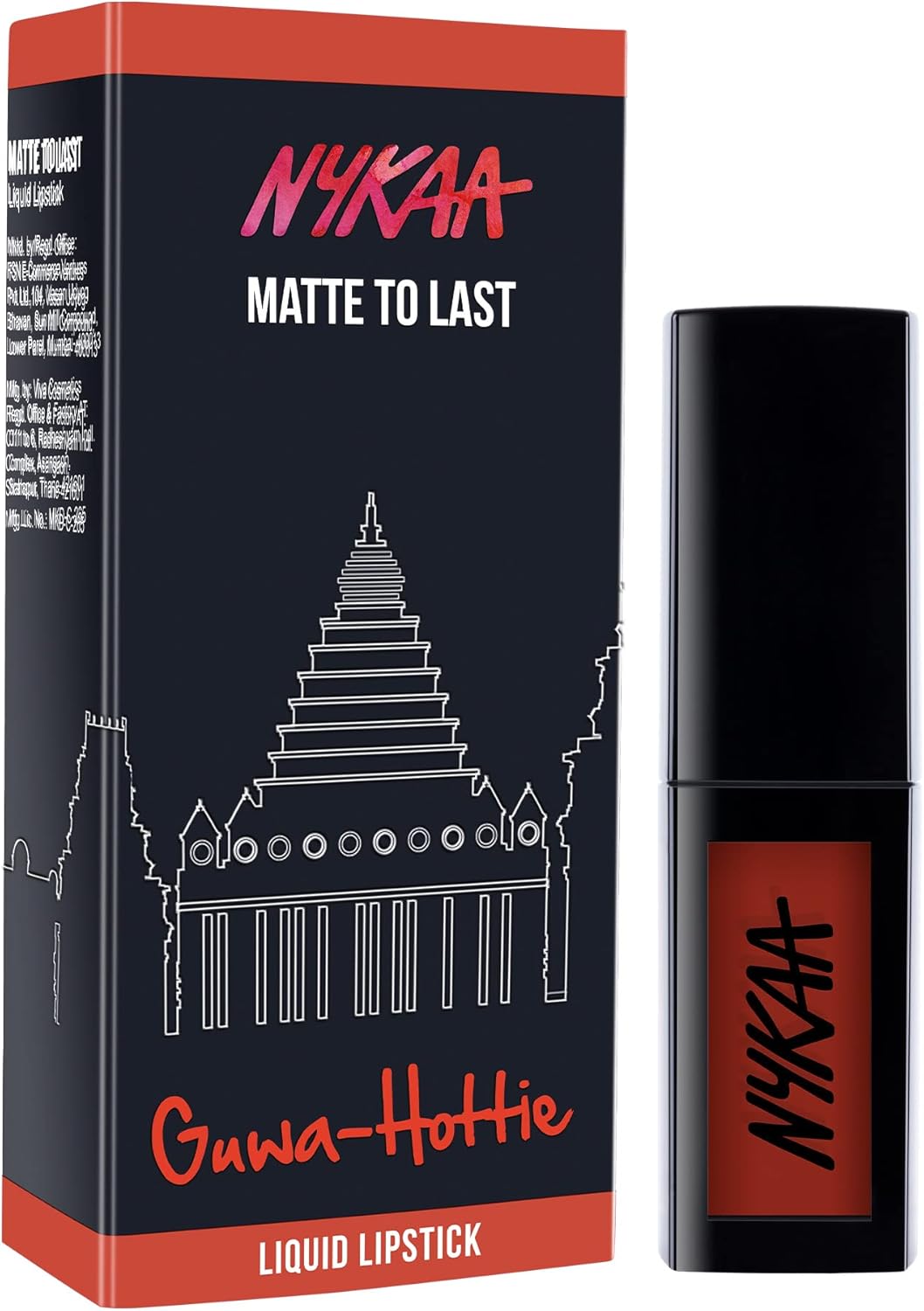 Nykaa Matte To Last! Liquid Lipstick - Guwa Hottie 03, 5ml - Image 4