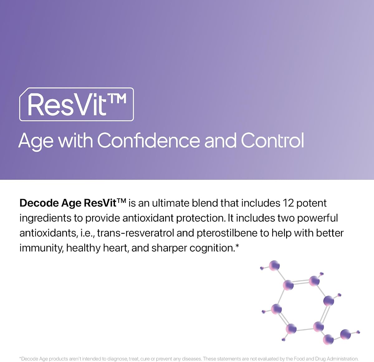 Decodeage ResVit Beauty Supplement with Resveratrol, 30 Tablets - Image 2