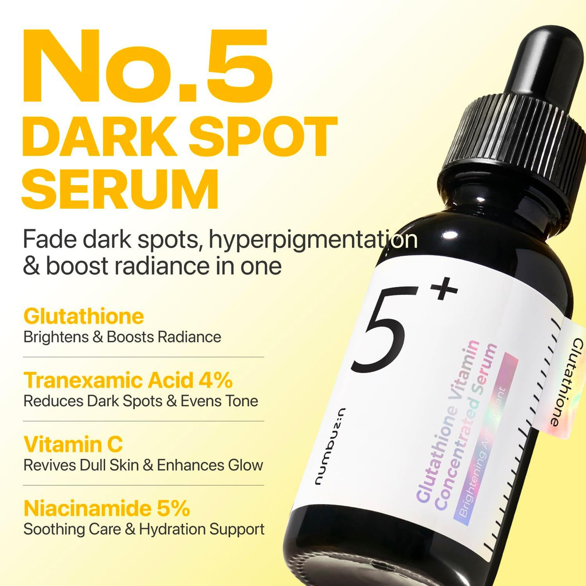 Numbuzin Vitamin Concentrated Face Serum - Potent Treatment, 30ml - Image 2