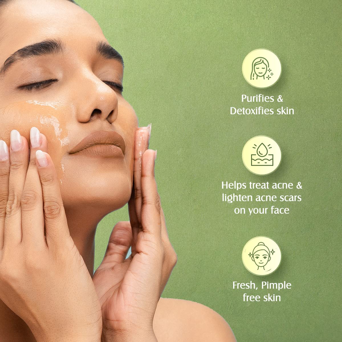 Lotus Herbal Neem & Clove Face Wash with Active Neem Slices - 120 G - Image 4