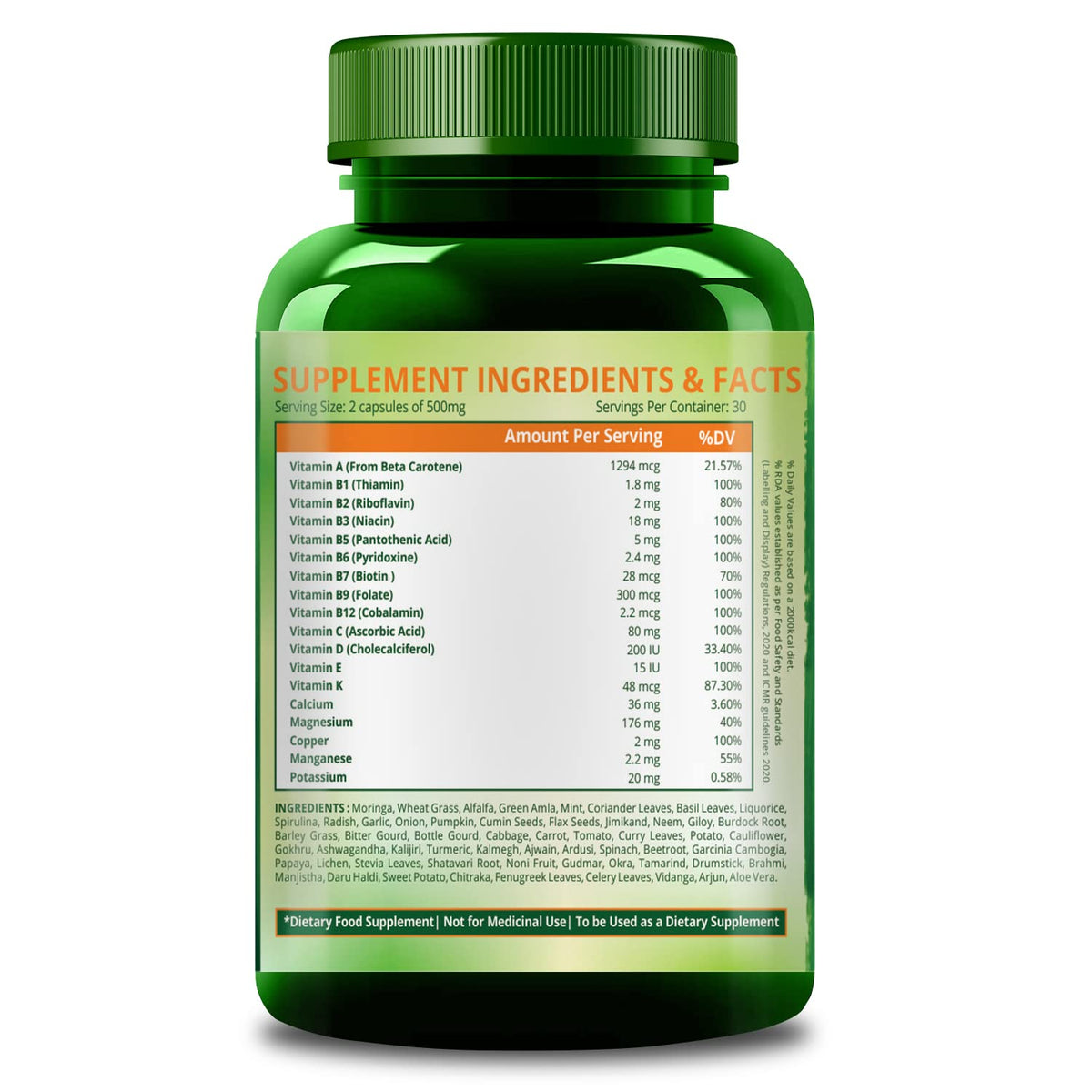 Himalayan Organics Plant Based Multivitamin Tablets - 60 Count - Image 5