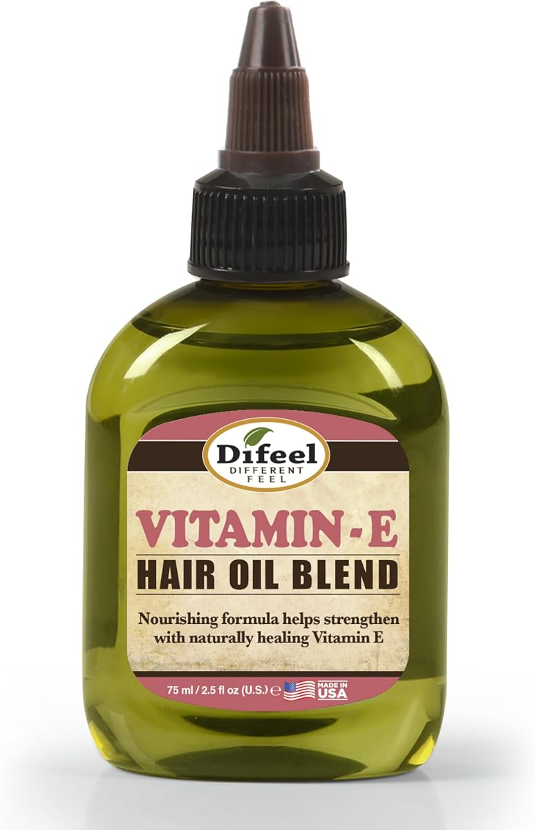 Difeel Premium Natural Hair Oil - Vitamin E, 75ml