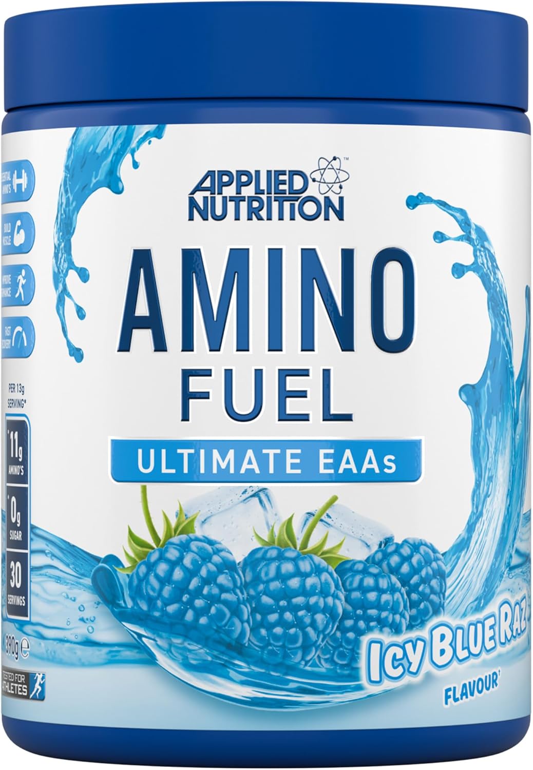 Applied Amino Fuel EAA Icy Blueraz - Sports Nutrition Powder, 390g