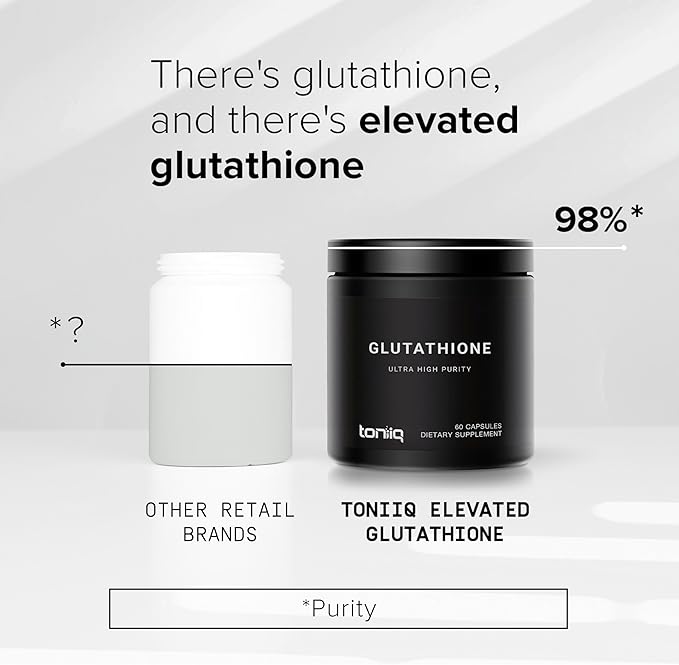 Toniiq Ultra High Strength Glutathione Capsules - 1000mg, 60 Count - Image 3
