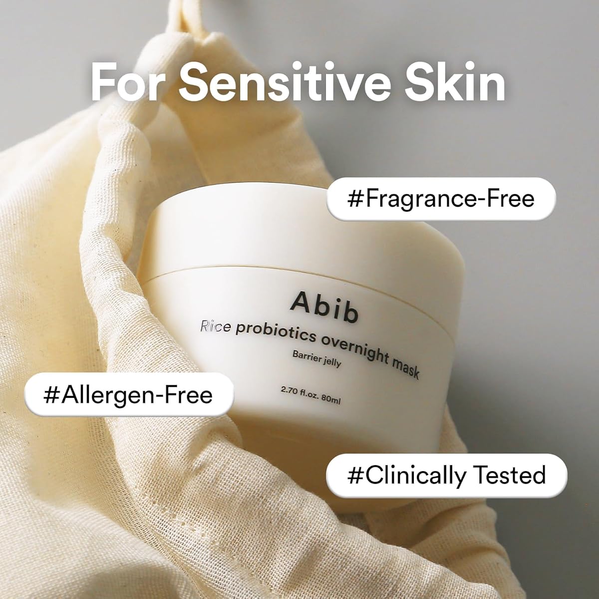 Abib Rice Probiotics Overnight Mask Barrier Jelly - 80ml - Image 7