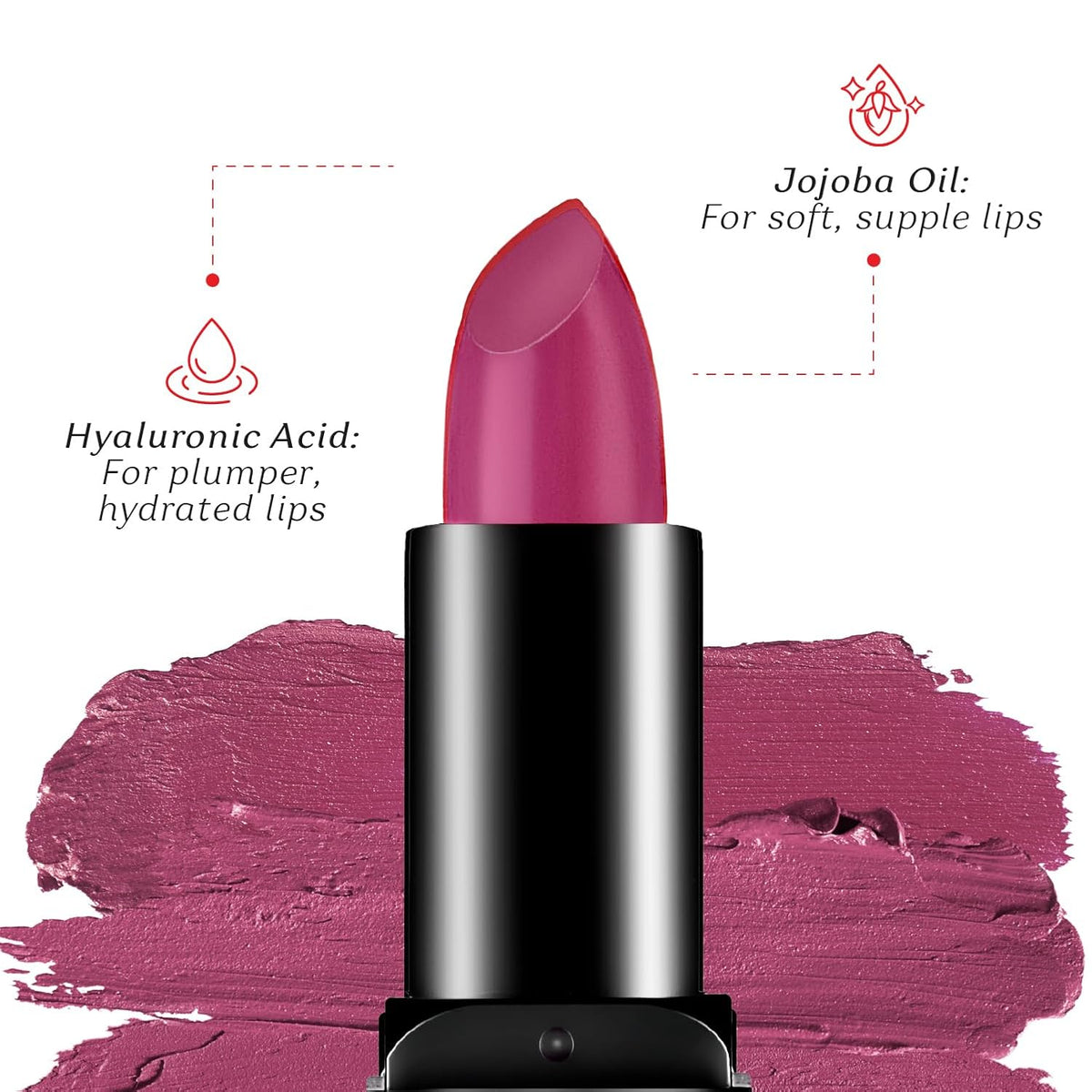 Color Cupid Lipstick Soft Matte in Rosy Bloom BL05 - Image 5