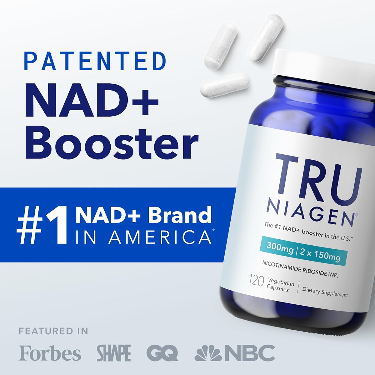 TRU NIAGEN Nicotinamide Riboside Advanced NAD+ Booster - 120 Capsules / 150 mg - Image 3