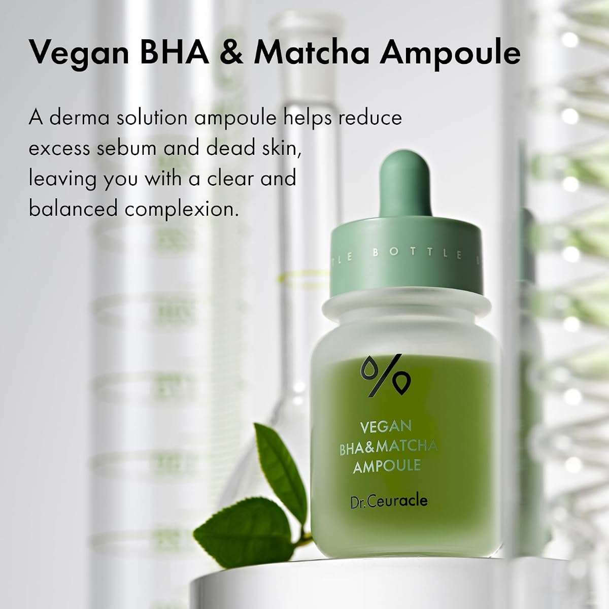 Dr.Ceuracle Vegan BHA & Matcha Face Serum - Exfoliating & Detoxifying - 30ml - Image 2