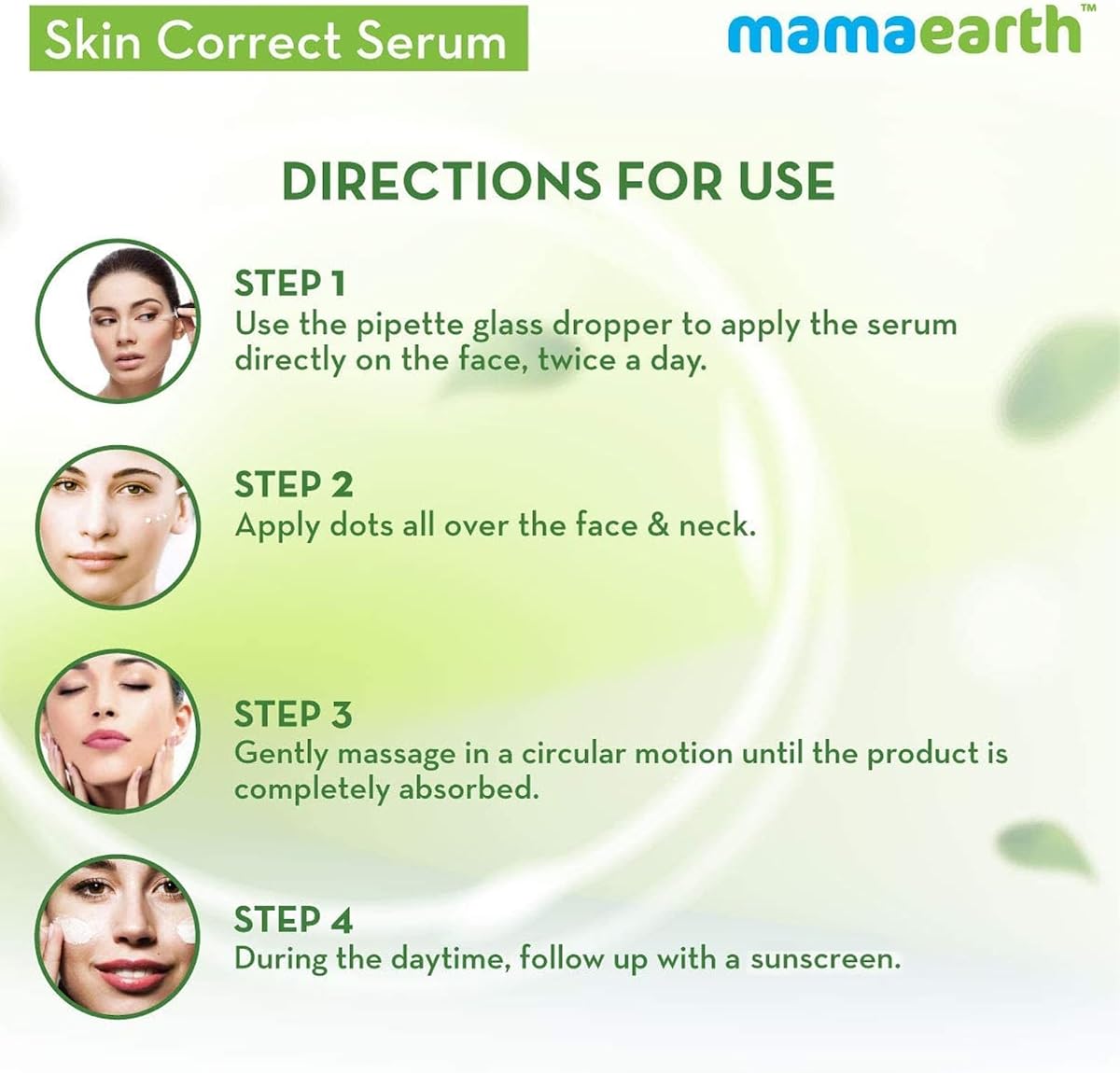 Mamaearth Skin Correct Face Serum - 10% Niacinamide & Ginger Extract, 30ml - Image 5