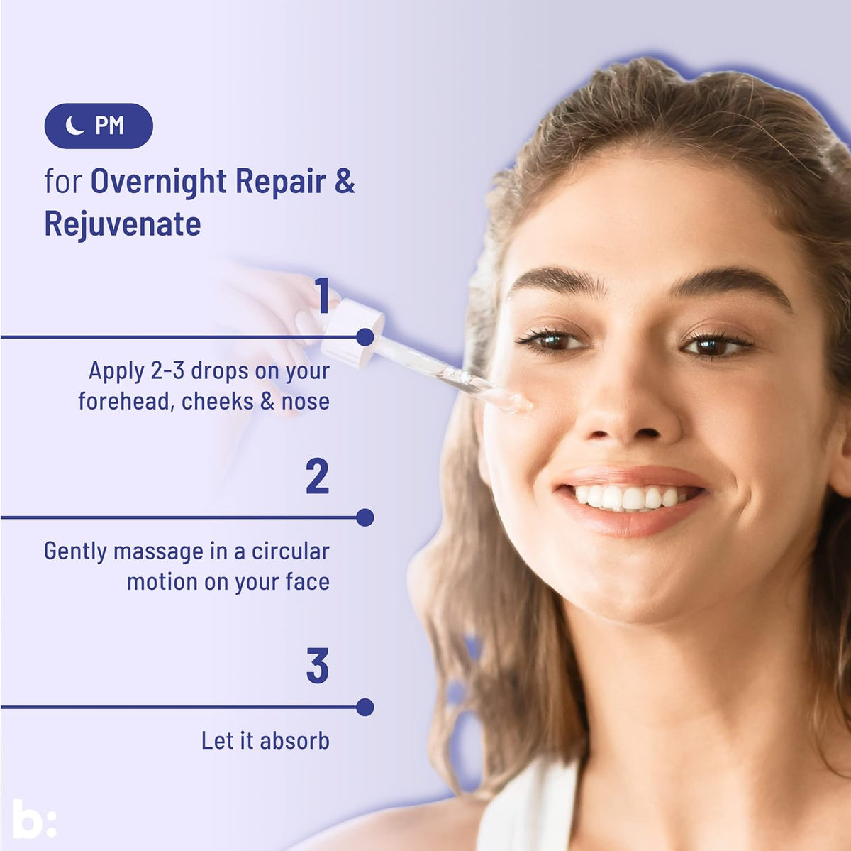 Biocule Restore Night Recovery Face Oil - Buriti + Hemp, 15ml - Image 4