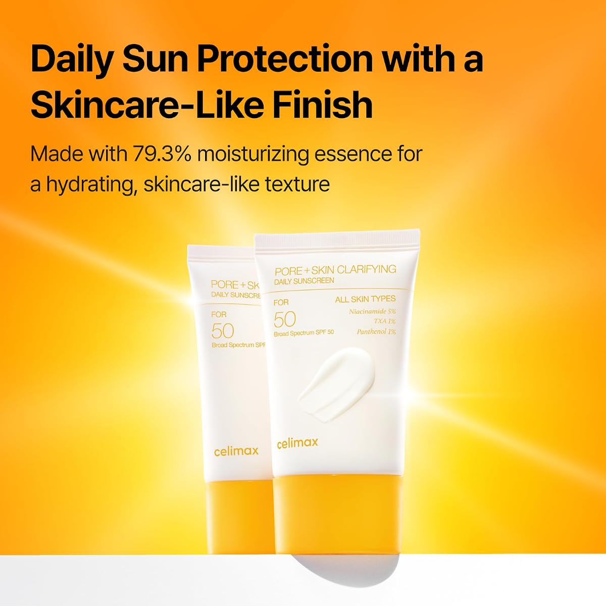 CELIMAX Pore & Dark Spot Brightening Care Sunscreen SPF50+ PA++++ - 50ml - Image 3