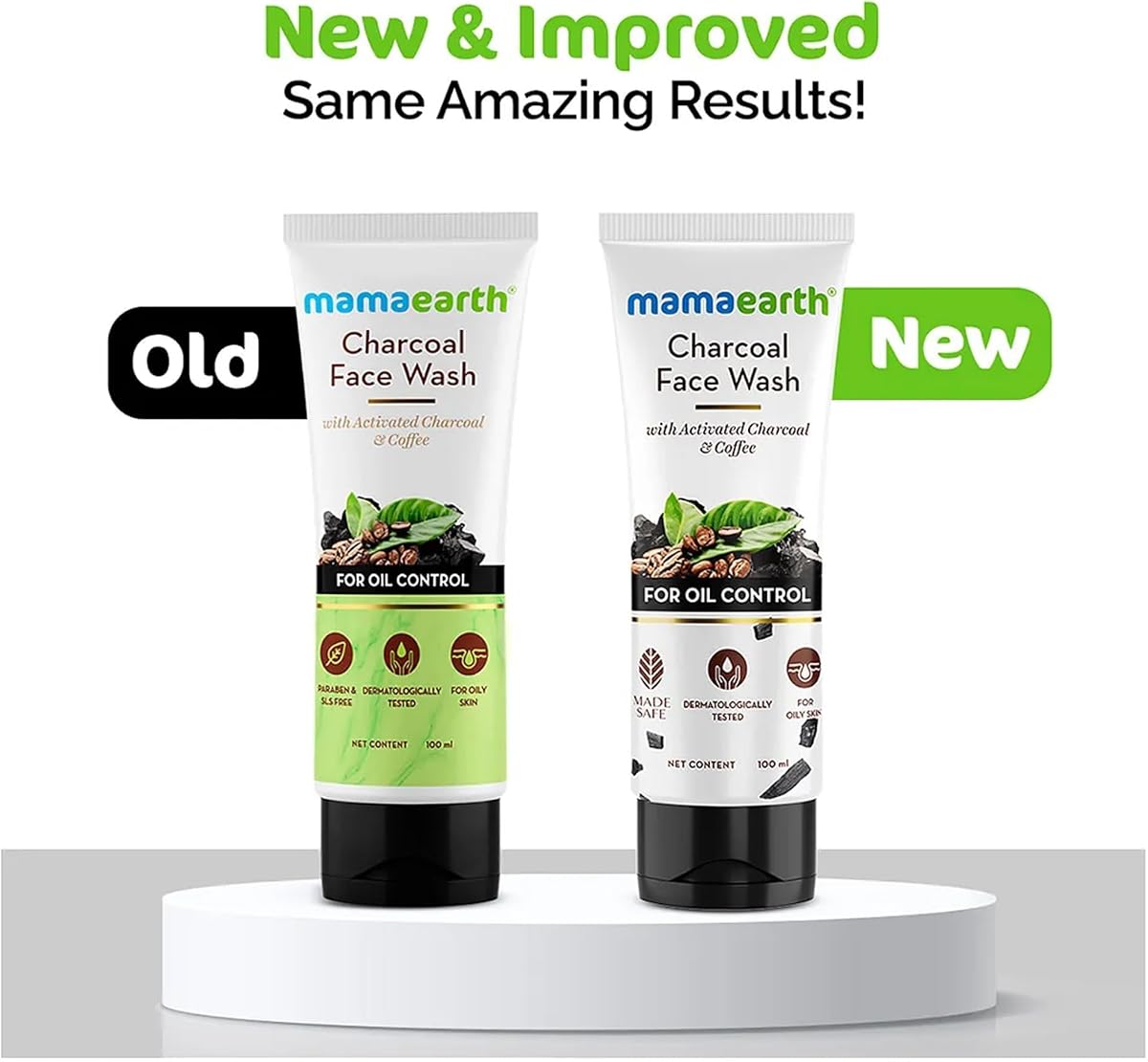 Mamaearth Charcoal Face Wash with Activated Charcoal, Coffee & Clay - 100ml - Image 3