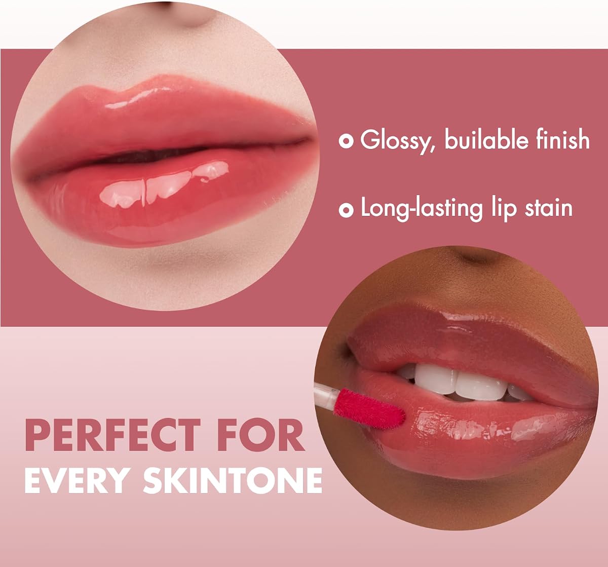 Rom&Nd Juicy Lasting Tint - Pink Pumpkin - Lip Plumping Gloss - Image 5