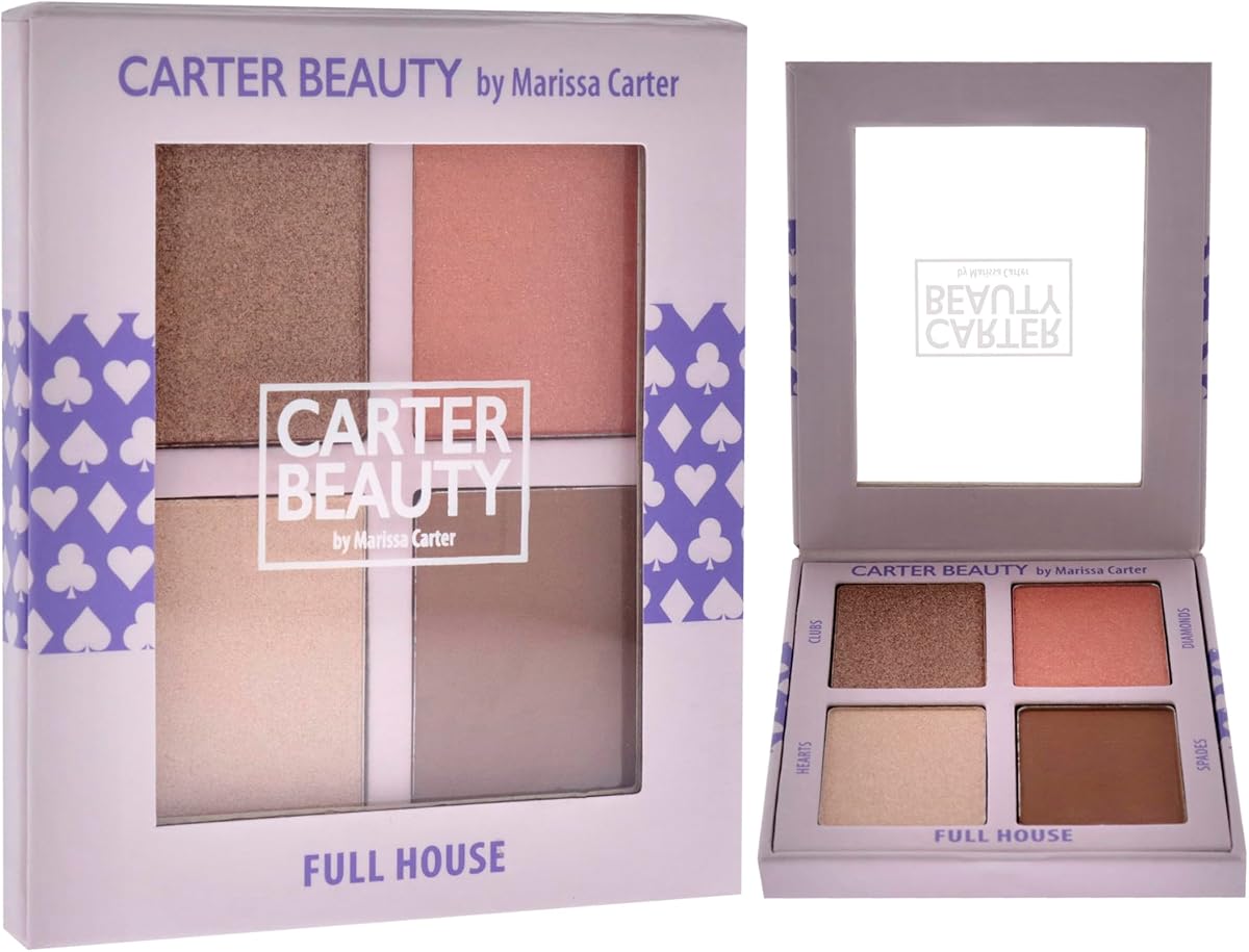 Carter Beauty Full House Blush and Highlighter Palette - 3.5g - Image 3