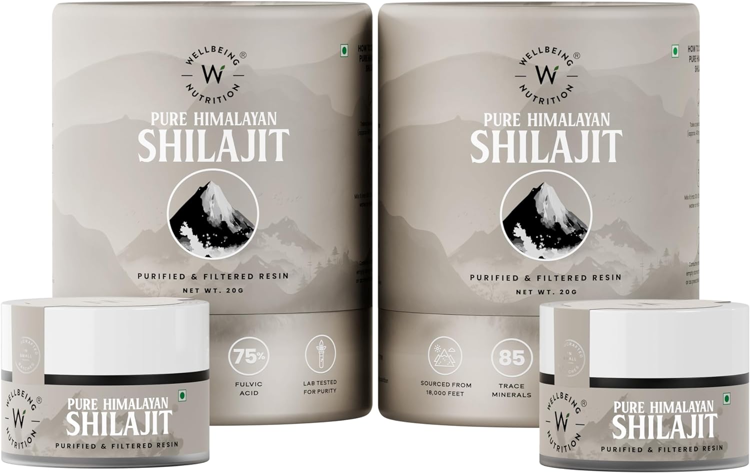 Wellbeing Nutrition Pure & Natural Himalayan Shilajit Original Resin ...