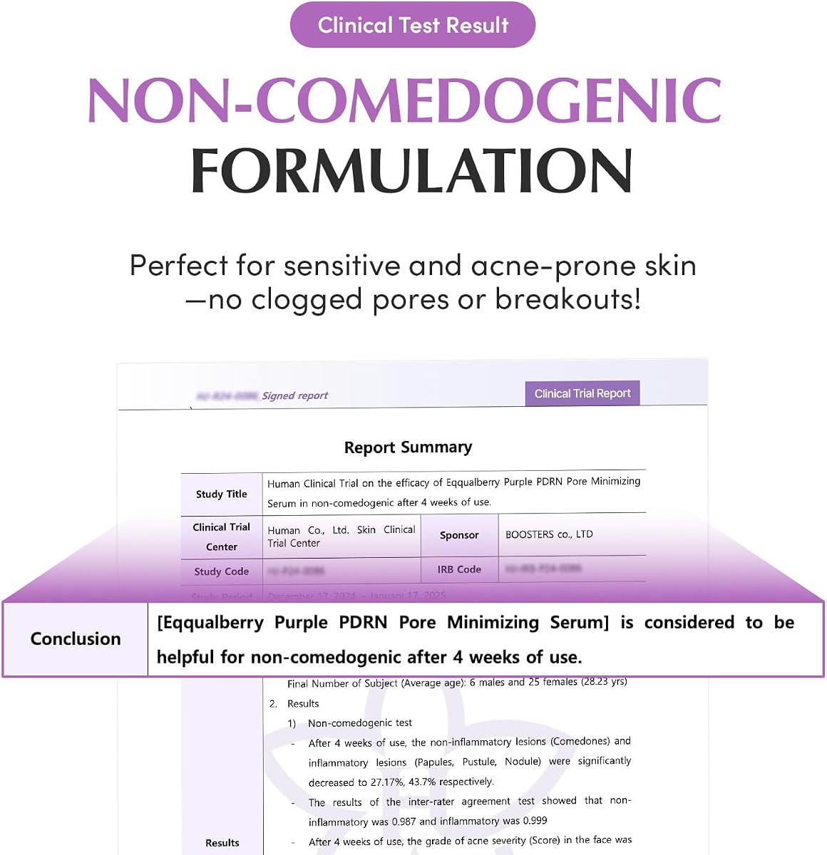 Eqqualberry Purple PDRN Serum - Vegan Collagen, Niacinamide & CICA, 30ml - Image 7