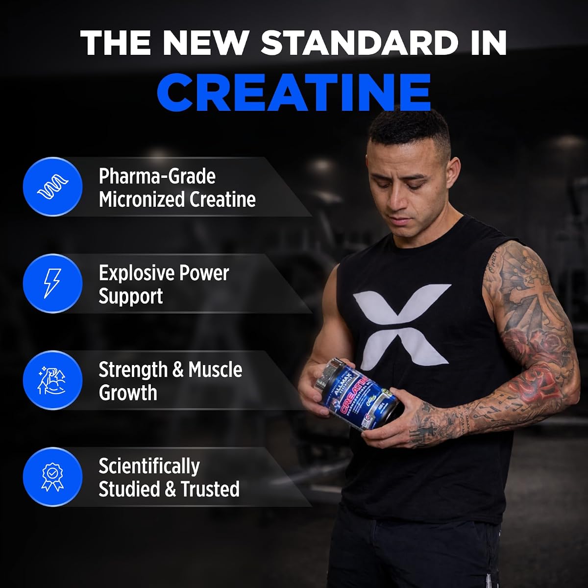 Allmax Creatine Monohydrate Powder - 400g Sports Nutrition Supplement - Image 4