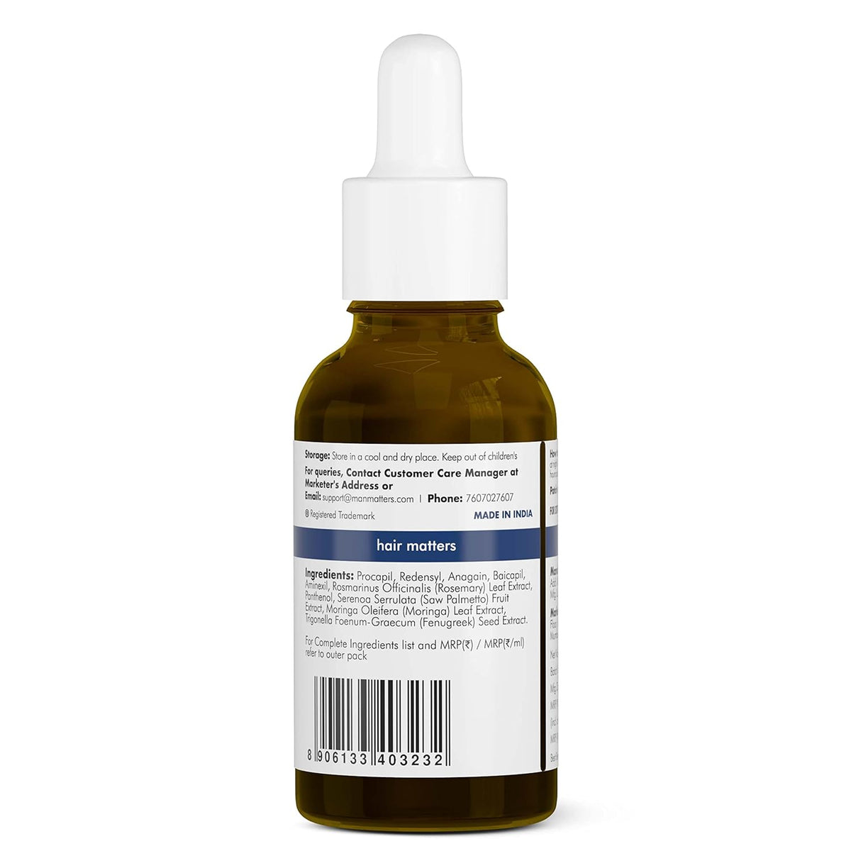 Man Matters Advanced Hair Serum - 30ml Hair Treatment - Image 2