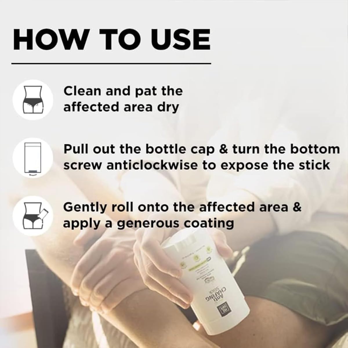 Pee Safe Anti Chafing Cream with Coconut Oil - 75gm - Image 6