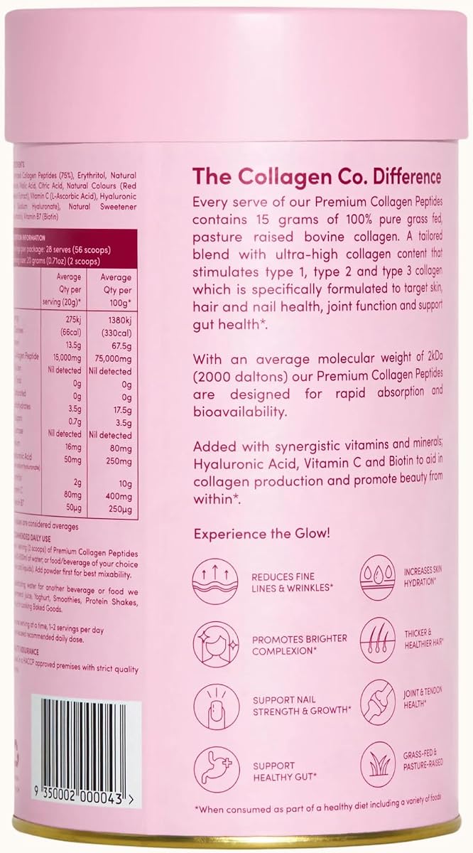 The Collagen Co Collagen Powder - Strawberry Watermelon, 560g - Image 2