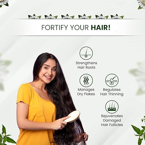 HIMALAYAN ORGANICS Pure Bhringraj Ayurvedic Hair Oil - 200ml - Image 4