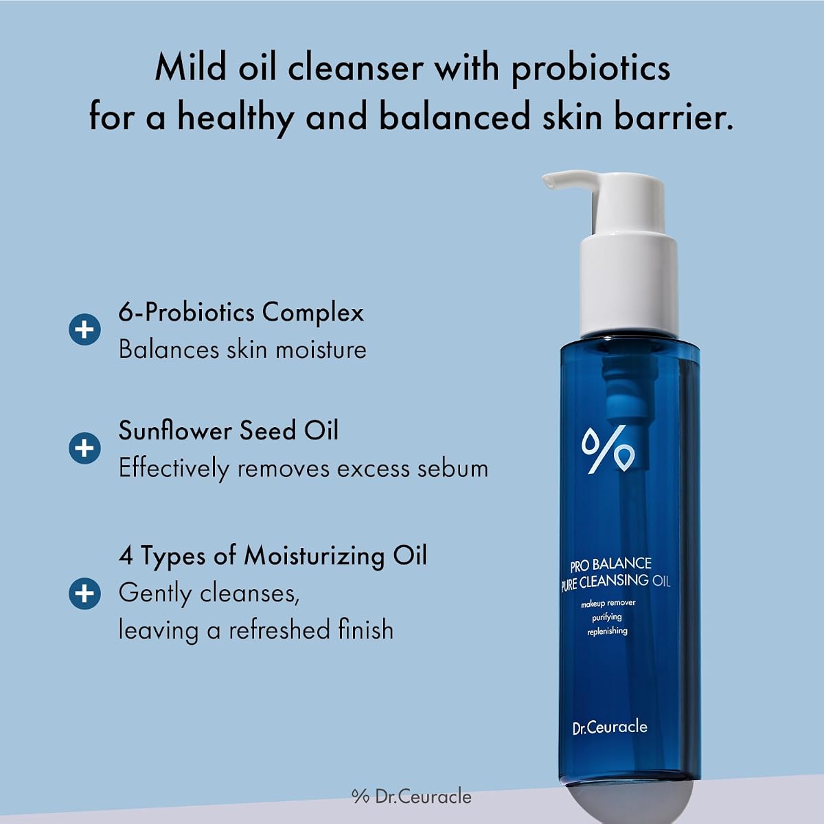 Dr.Ceuracle Pro Balance Pure Cleansing Oil - 155ml, 6 Probiotics - Image 4