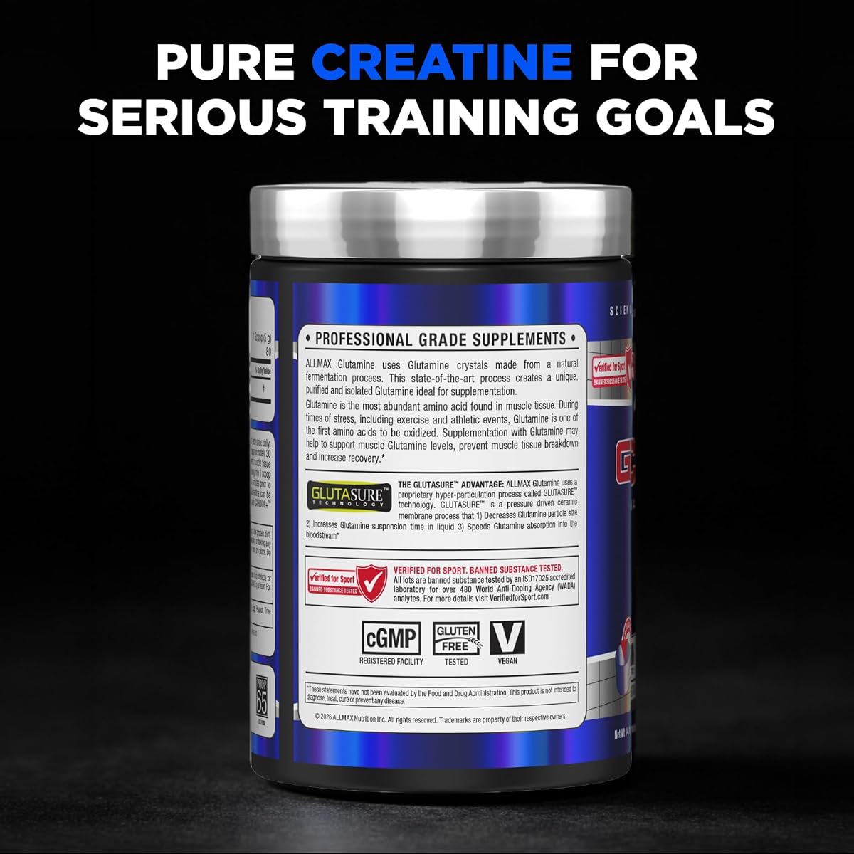 Allmax Creatine Monohydrate Powder - 400g Sports Nutrition Supplement - Image 8