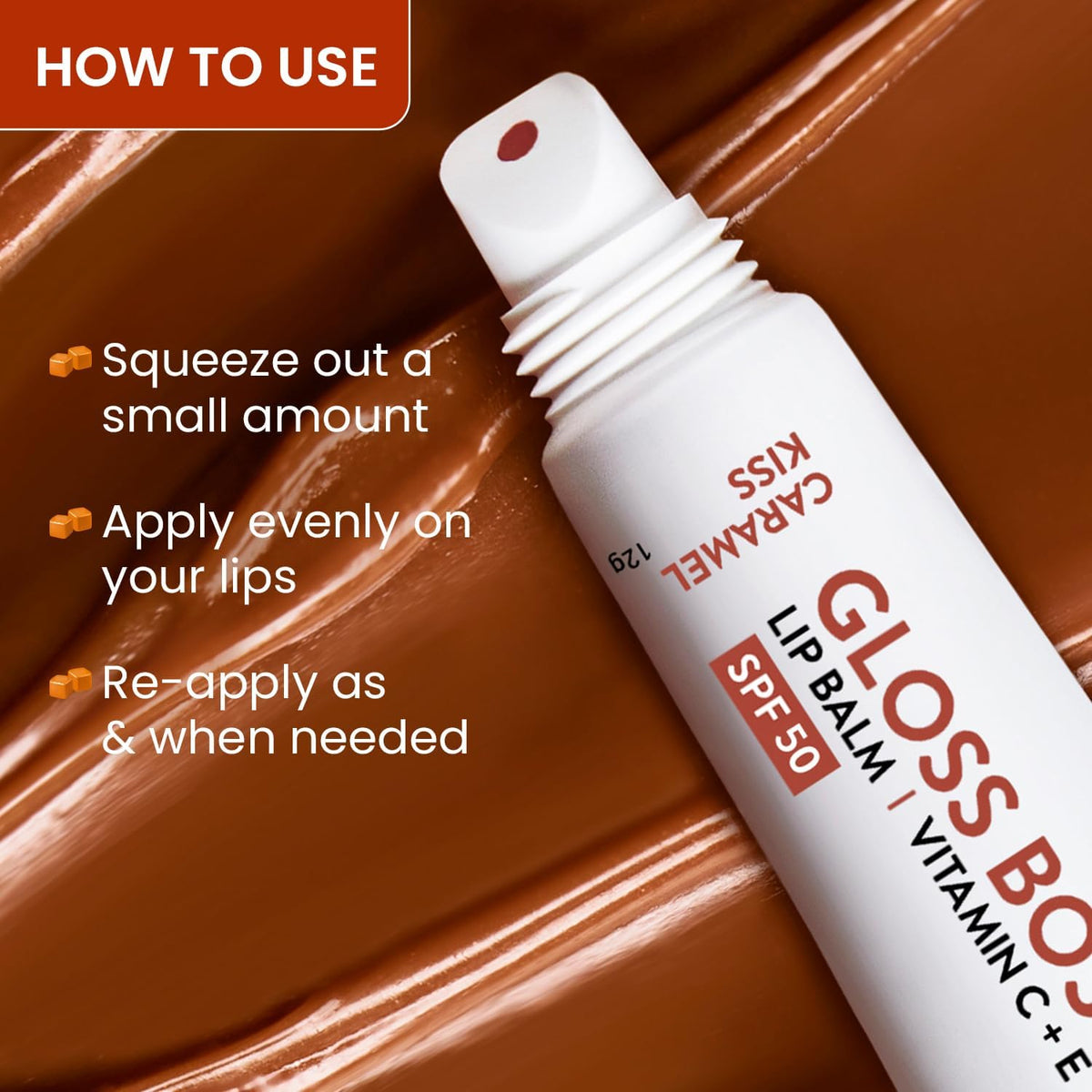 Dot & Key Gloss Boss Lip Balm - Caramel Kiss, 12g - Image 8