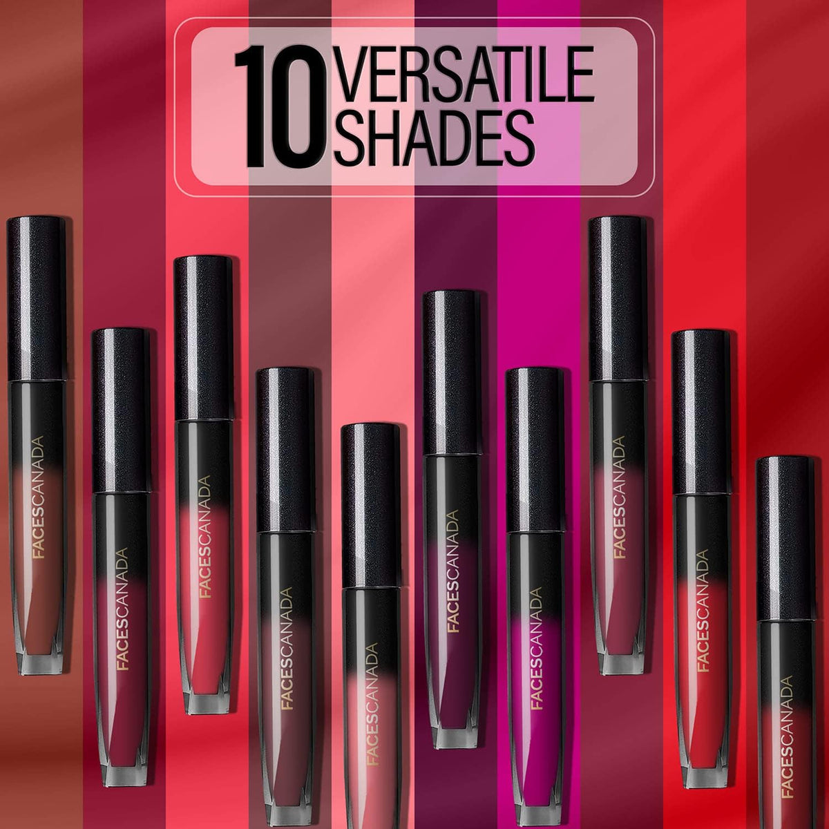Faces Canada Comfy Silk Liquid Lip Color - Zealous Red Shade 10 - Image 7