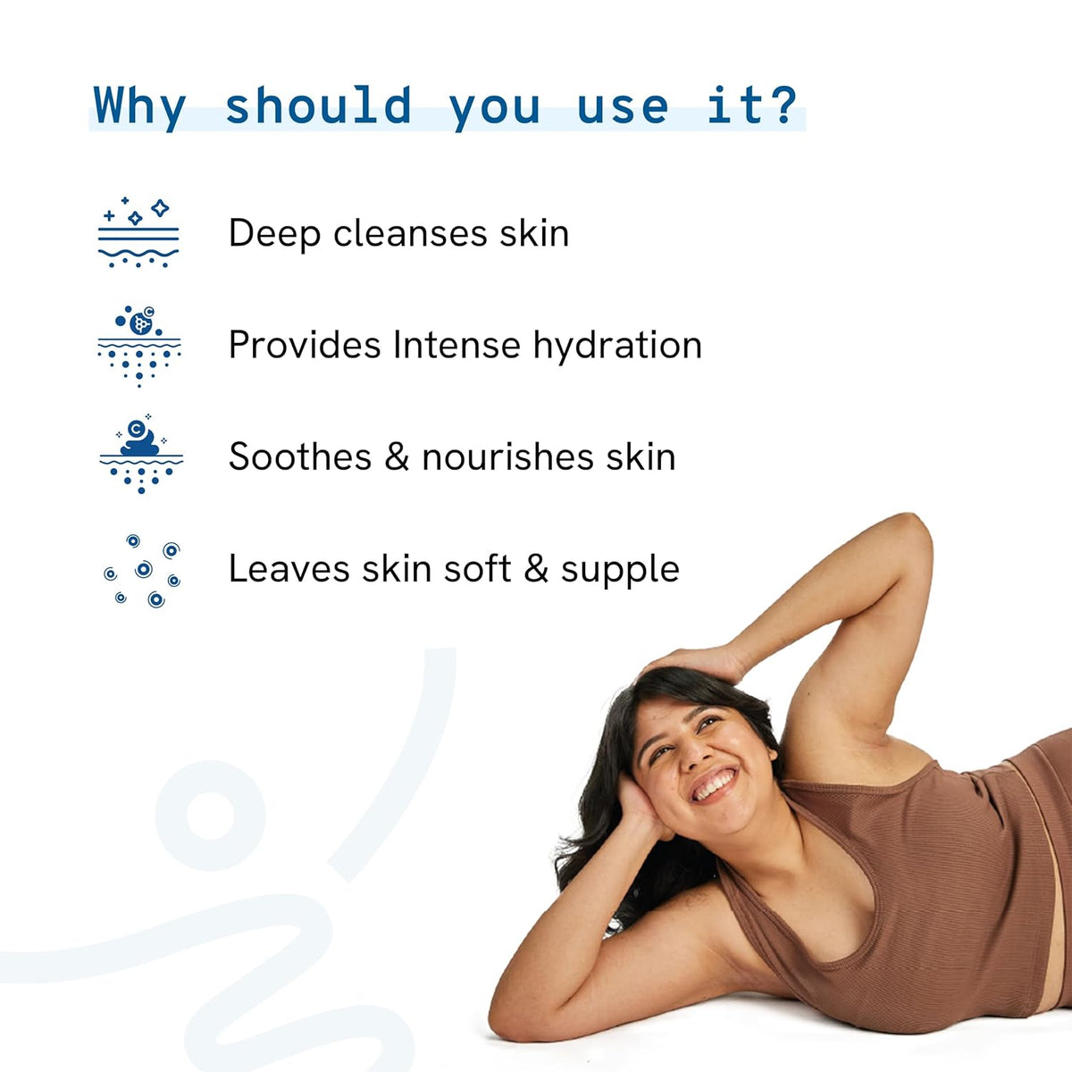Be Bodywise Hyaluronic Acid Body Wash with Aloe Vera Extract - 250ml - Image 2
