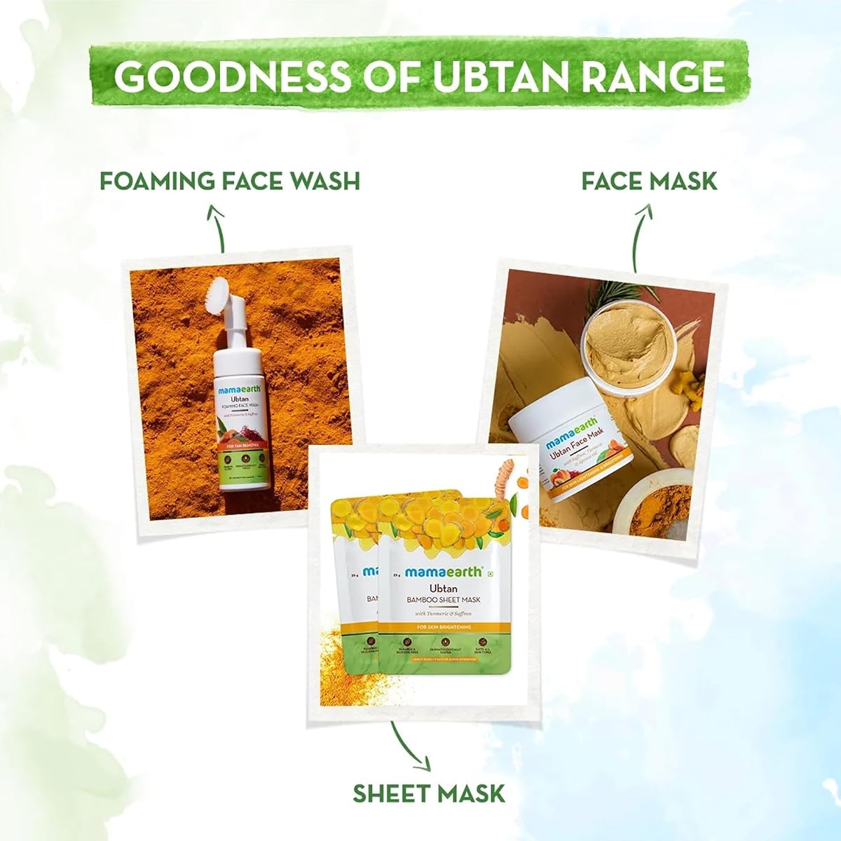 Mamaearth Ubtan Oil-Free Face Moisturizer with Turmeric and Saffron - 80 ml - Image 6