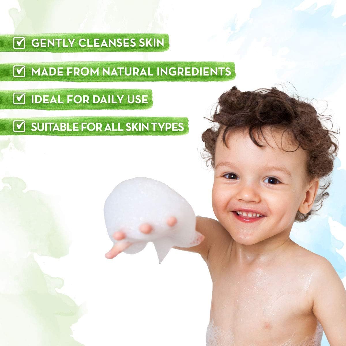 Mamaearth Super Strawberry Body Wash for Kids - with Strawberry & Oat Protein, 300 ml - Image 3