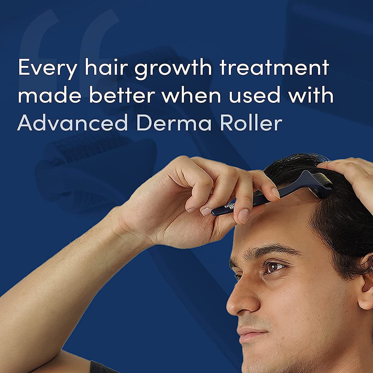 Man Matters Derma Roller with Disinfectant - 540 Micro 0.5mm Titanium Alloy Needles - Image 4