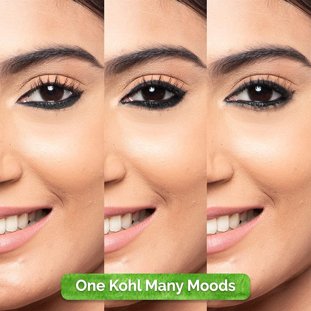 Mamaearth Charcoal Black Long Stay Kajal with Castor Oil & Chamomile, 1.2g - Image 4