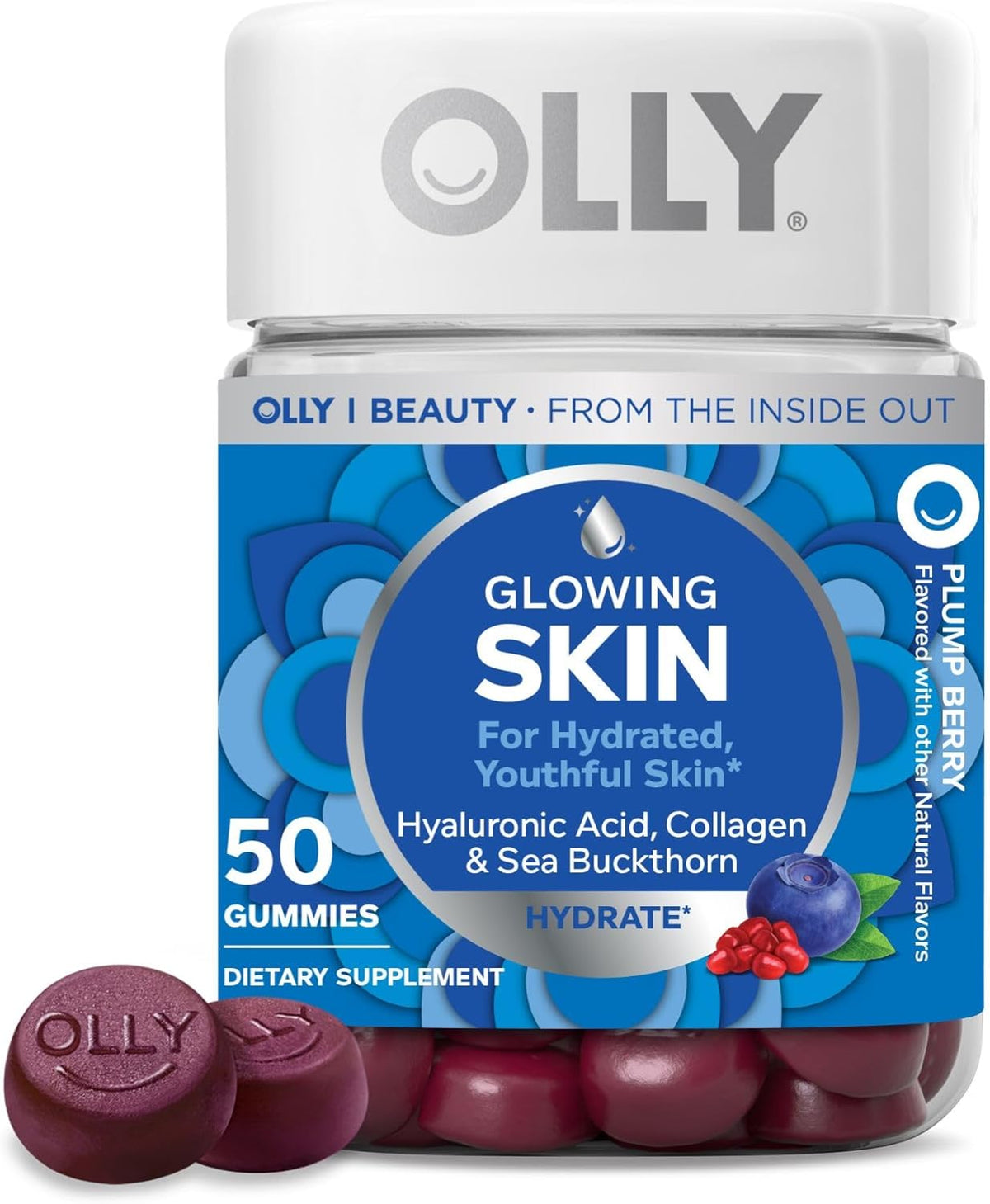 Olly Glowing Skin Gummy Beauty Supplements - 5 Count
