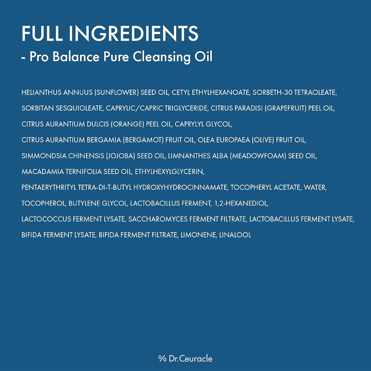 Dr.Ceuracle Pro Balance Pure Cleansing Oil - 155ml, 6 Probiotics - Image 6