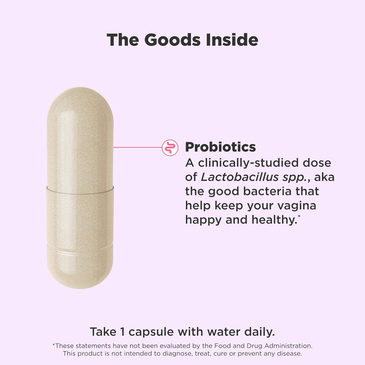 Olly Happy Hoo-Ha Gut Health & Probiotics Capsules - 25 Count - Image 5